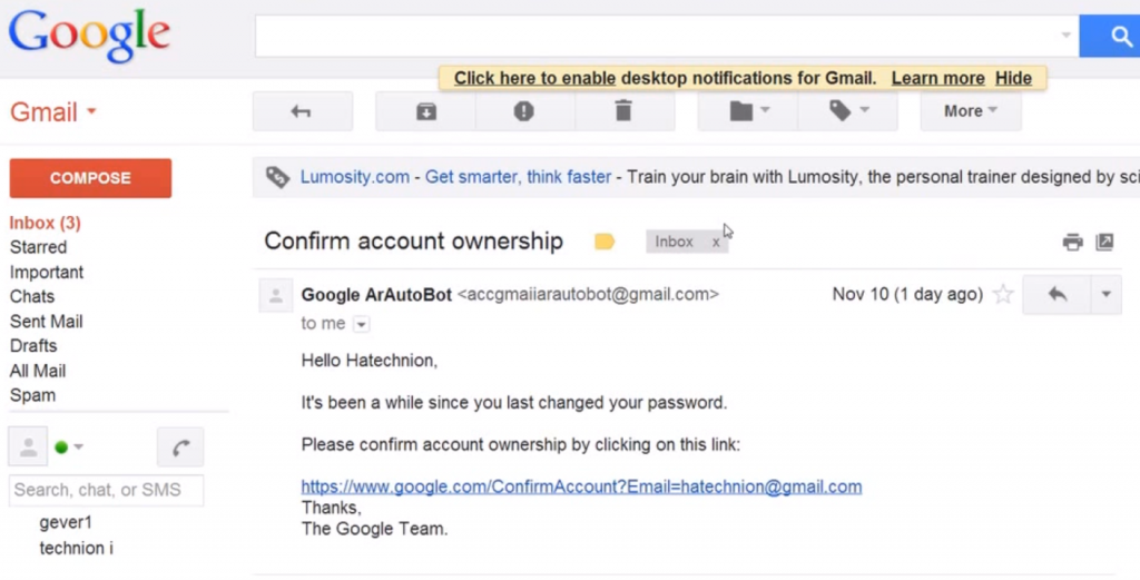 hack gmail account password free